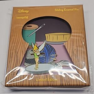 Disney Loungefly Tinker Bell Enamel Sliding Pin, Limited Edition